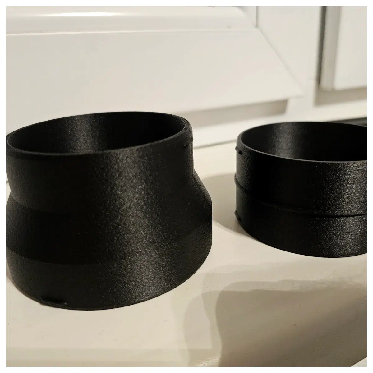 Heater Duct Adapter 75mm to 90mm HVAC Connector Exhaust Duct Fitting Heating System Accessory