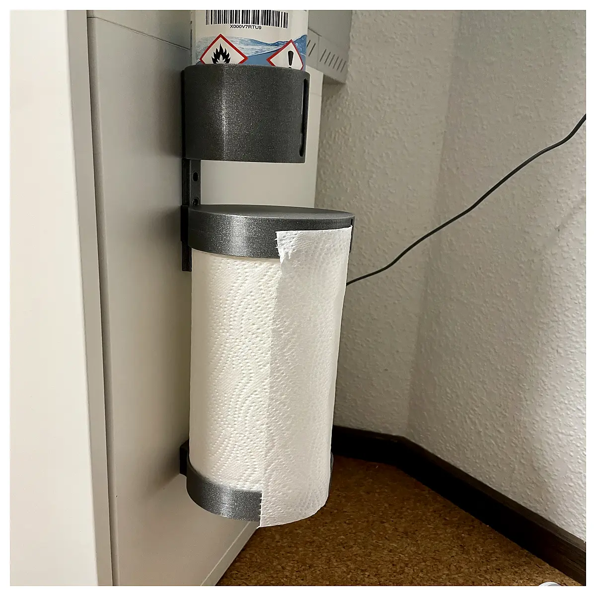Kitchen Paper Roll Holder Paper Towel Dispenser Tissue Roll Support Kitchen Paper Stand Paper Towel Roll Accessory