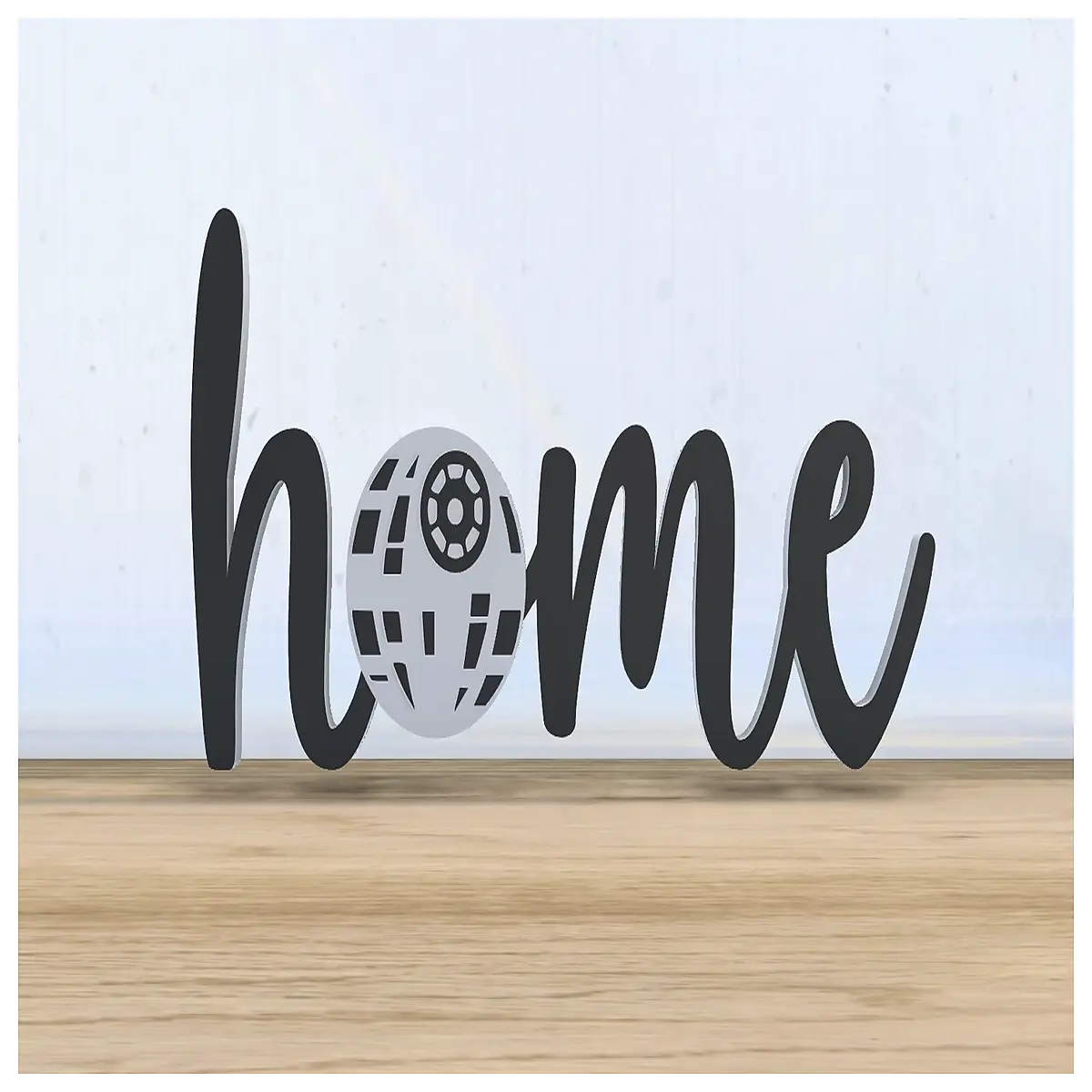 Death Star Standing Decoration Home Wall Signage Galactic Display Star Model Creative Home Decor Wall Ornament Space Decor