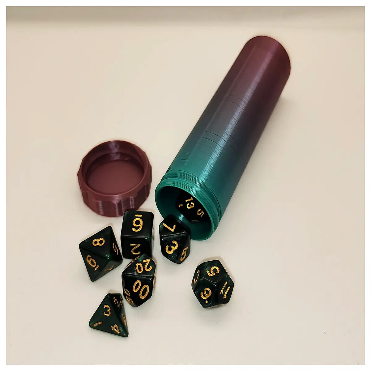 Dice Bottle Rolling Dice Toy Tabletop Game Accessories Party Game Props Roleplay Puzzle Toys