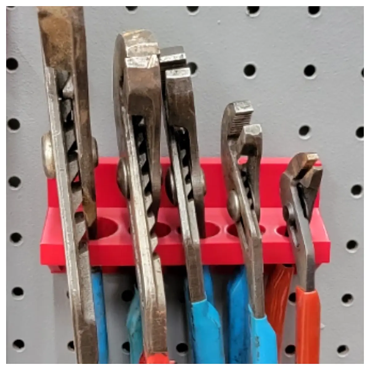 pegboard wrench holder bracket wall mount organizer tool storage hook for garage workshop