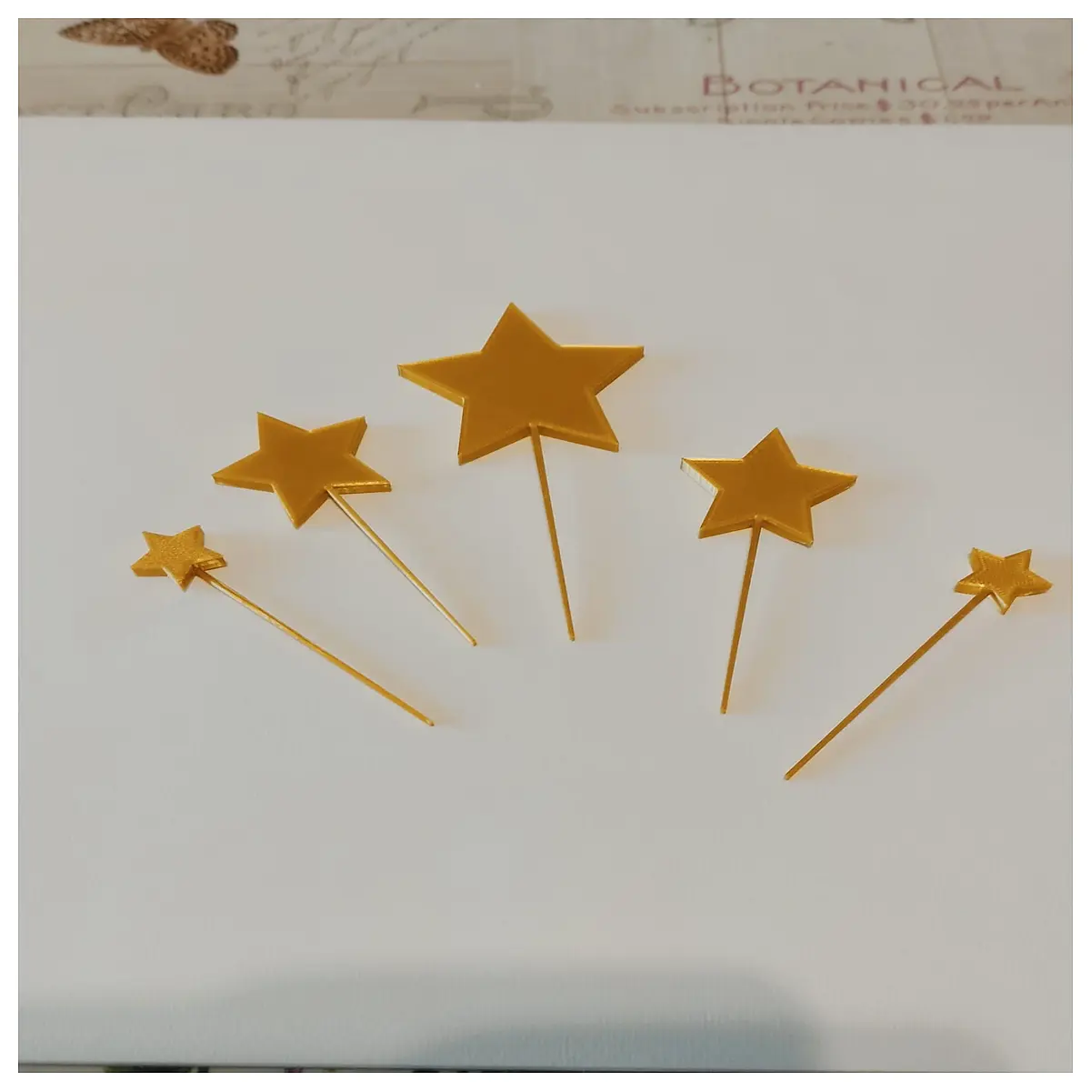 Cake Star Toppers Baking Supplies Party Decorations Cake Top Stars Wholesale