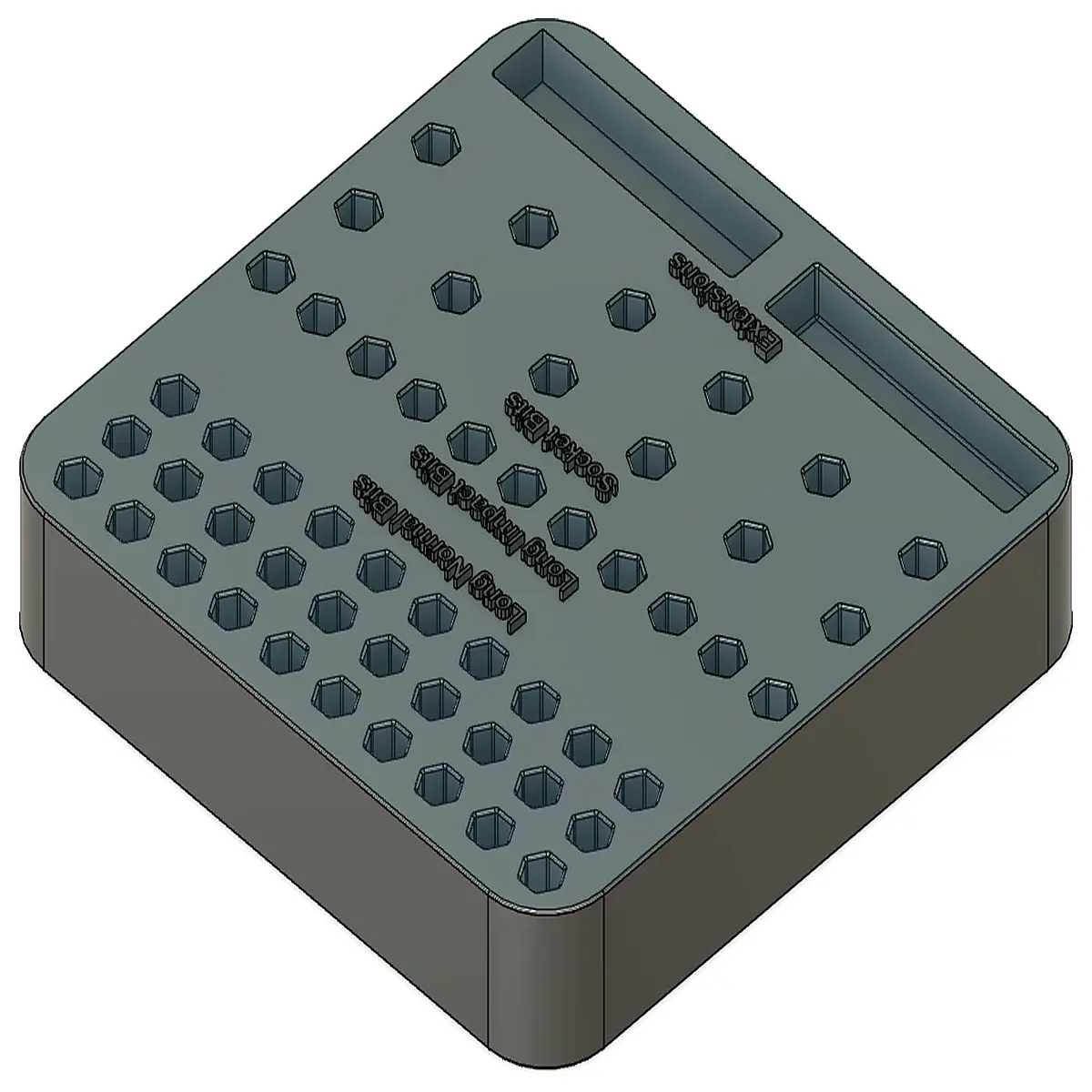 screwdriver bit holder organizer for toolbox magnetic ratchet driver storage case