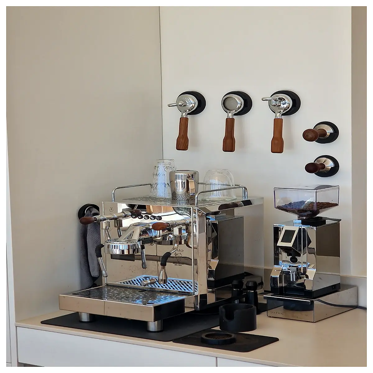 duty wall mount bracket for water filter pitcher storage organizer kitchen cabinet hanging holder
