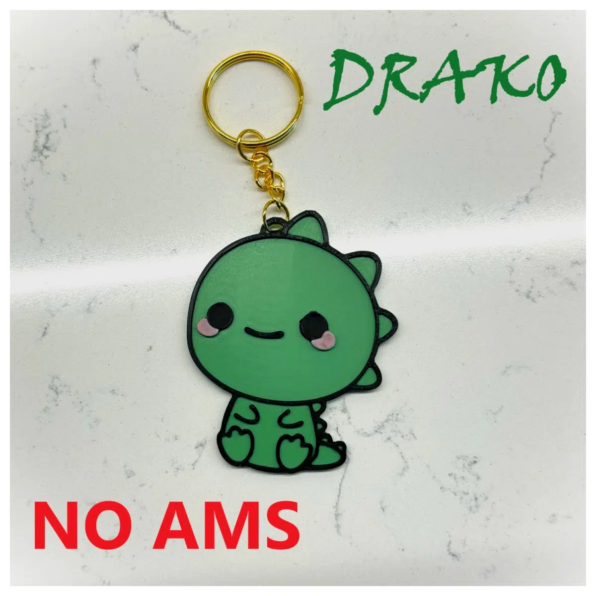 Dragon Drako Keychain Anime Figure Dragon Character Keyring Collectible Model Dragon Fans