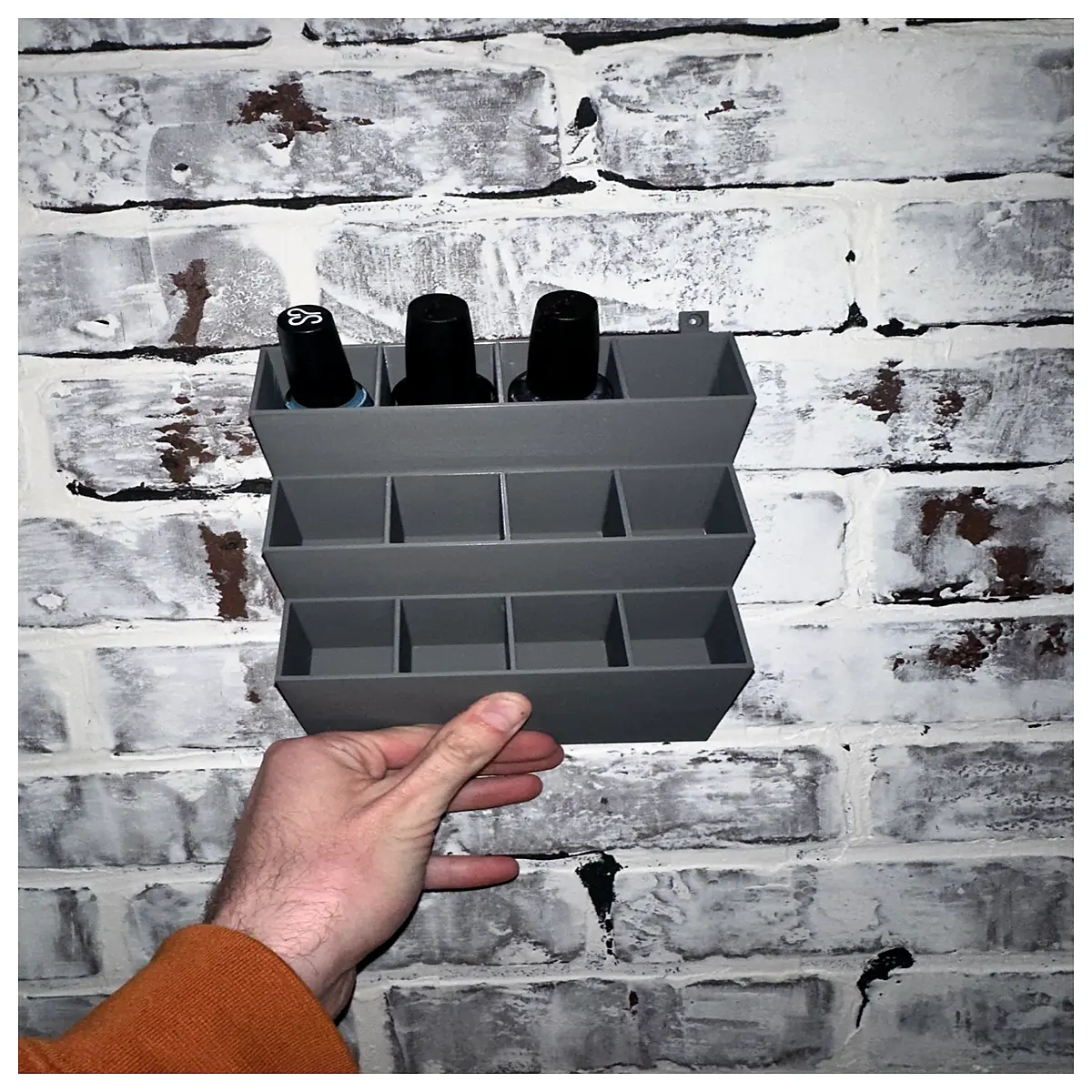 Nail Polish Organizer Drop Bottle Holder Brush Storage Nail Care Tool Hanging Display Coats