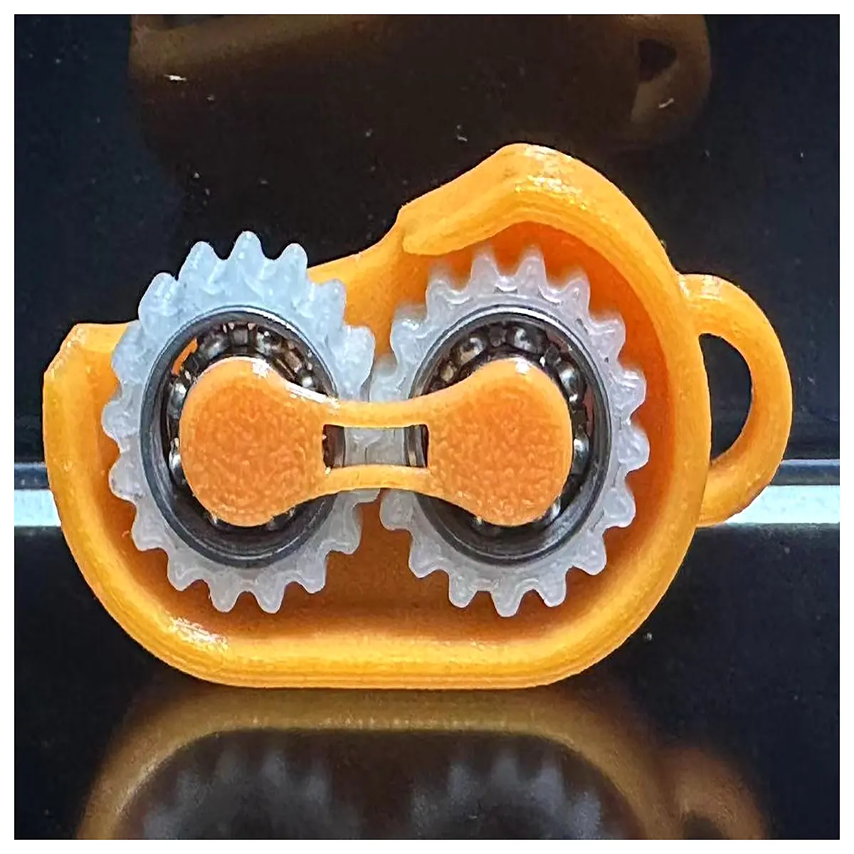 stress relief gear bearing for mechanical anxiety toys fidget gears with smooth rotation bearings