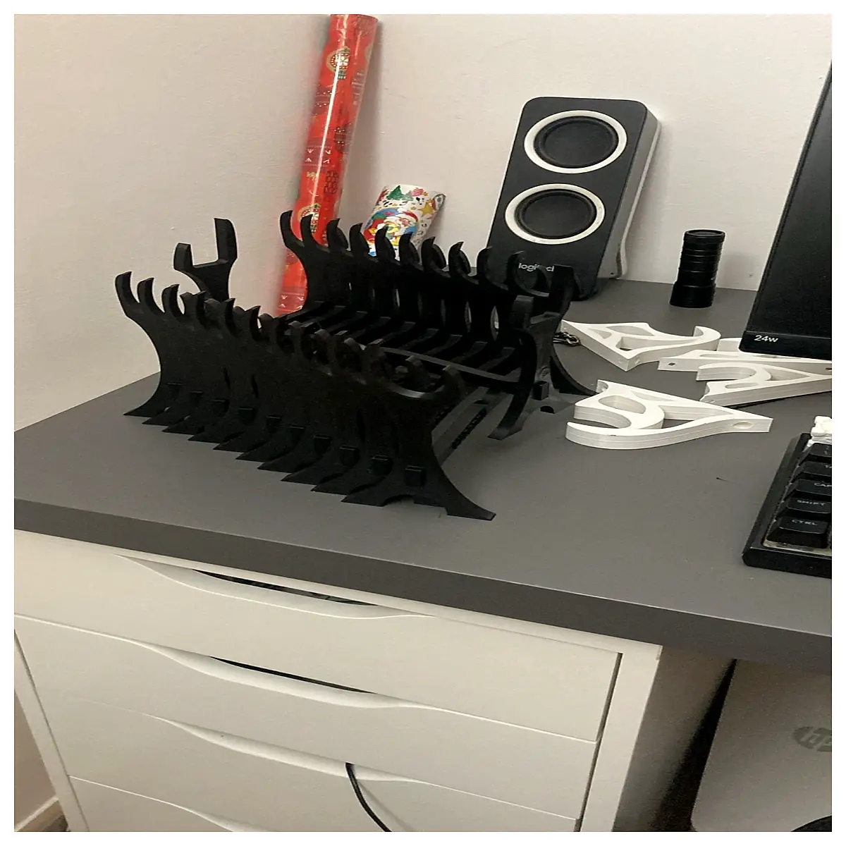 Round Holder Kitchen Storage Rack Blade Safe Practical Enhance Kitchen Space