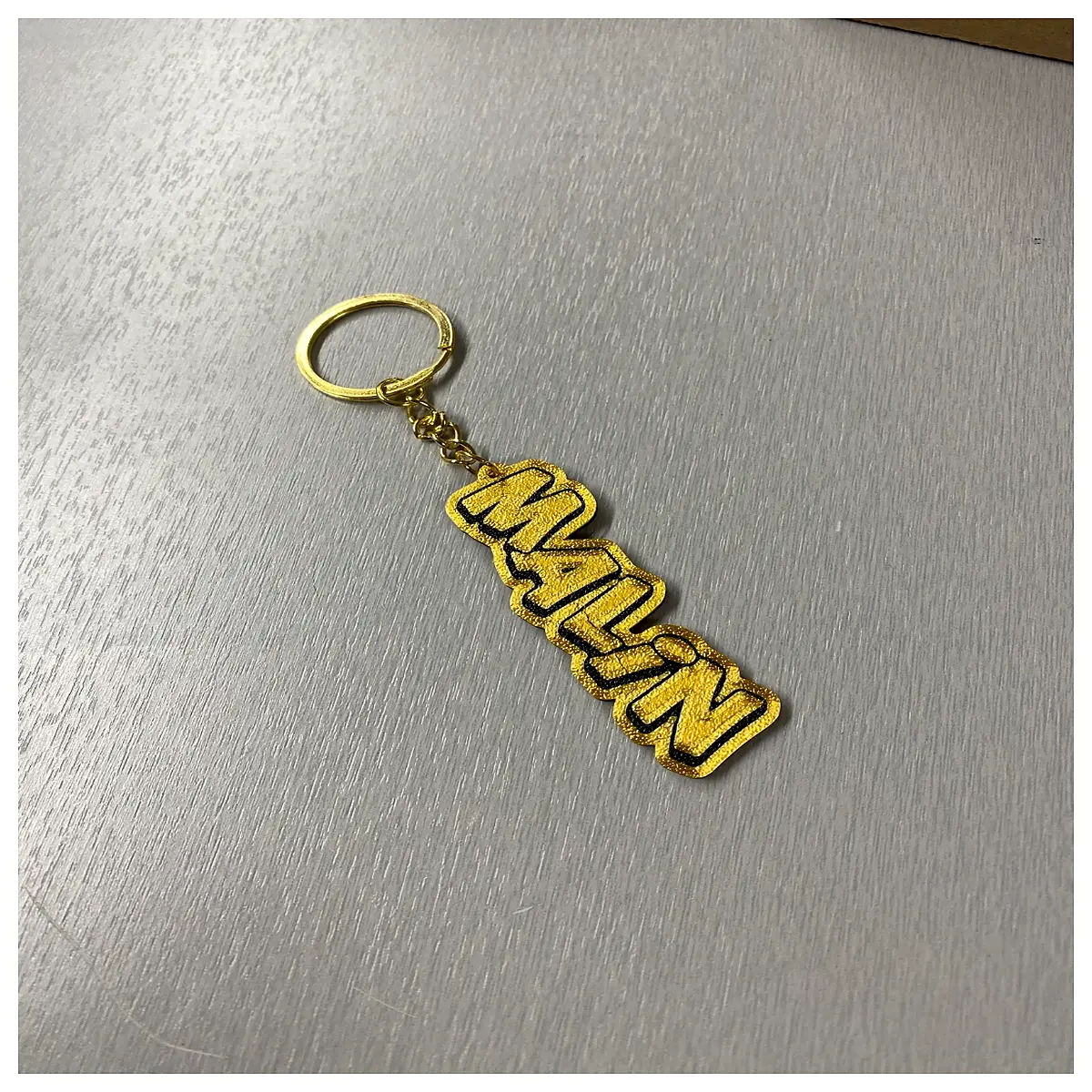 Keychain Malin Key Chain Car Accessories Auto Decoration Mobile Phone Holder Keyring Parts Simple Fashion