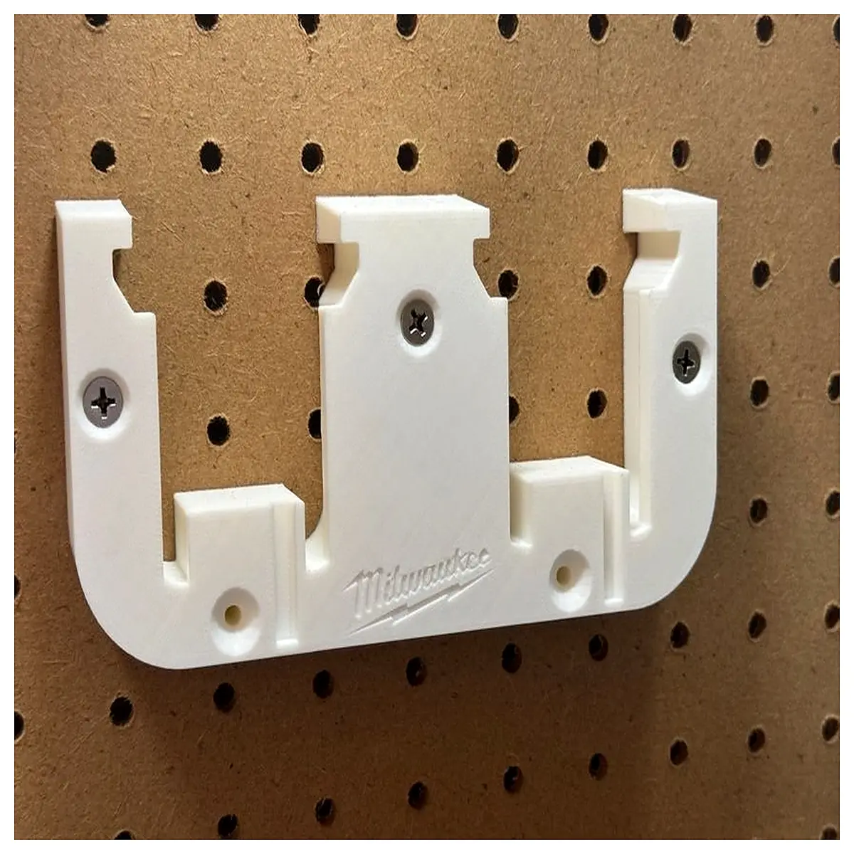 m18 battery holder dual outlet mount for tool storage organization