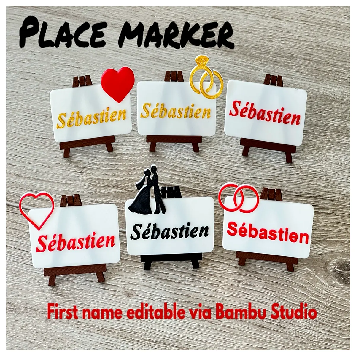 Display Stand with Easel Small Picture Frame Holder Promotional Signage Advertising Easy to Use Easy Installation