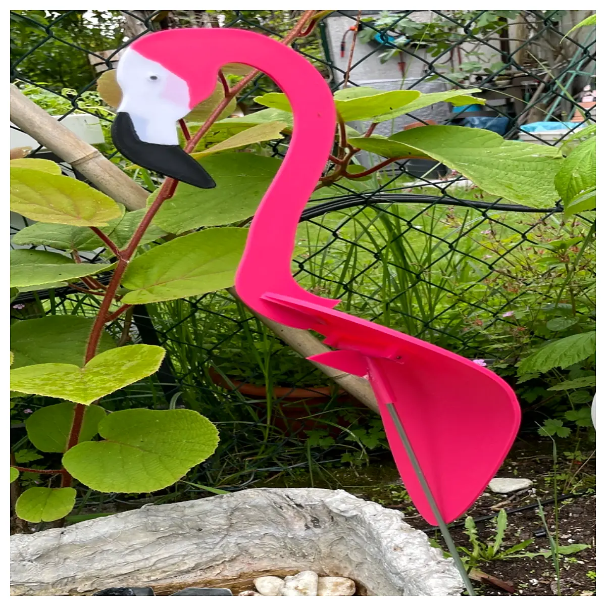 Flamingo Wind Spin Toy Outdoor Kids Toy Rotating Puzzle Toy Fun Gift Swaying Bird