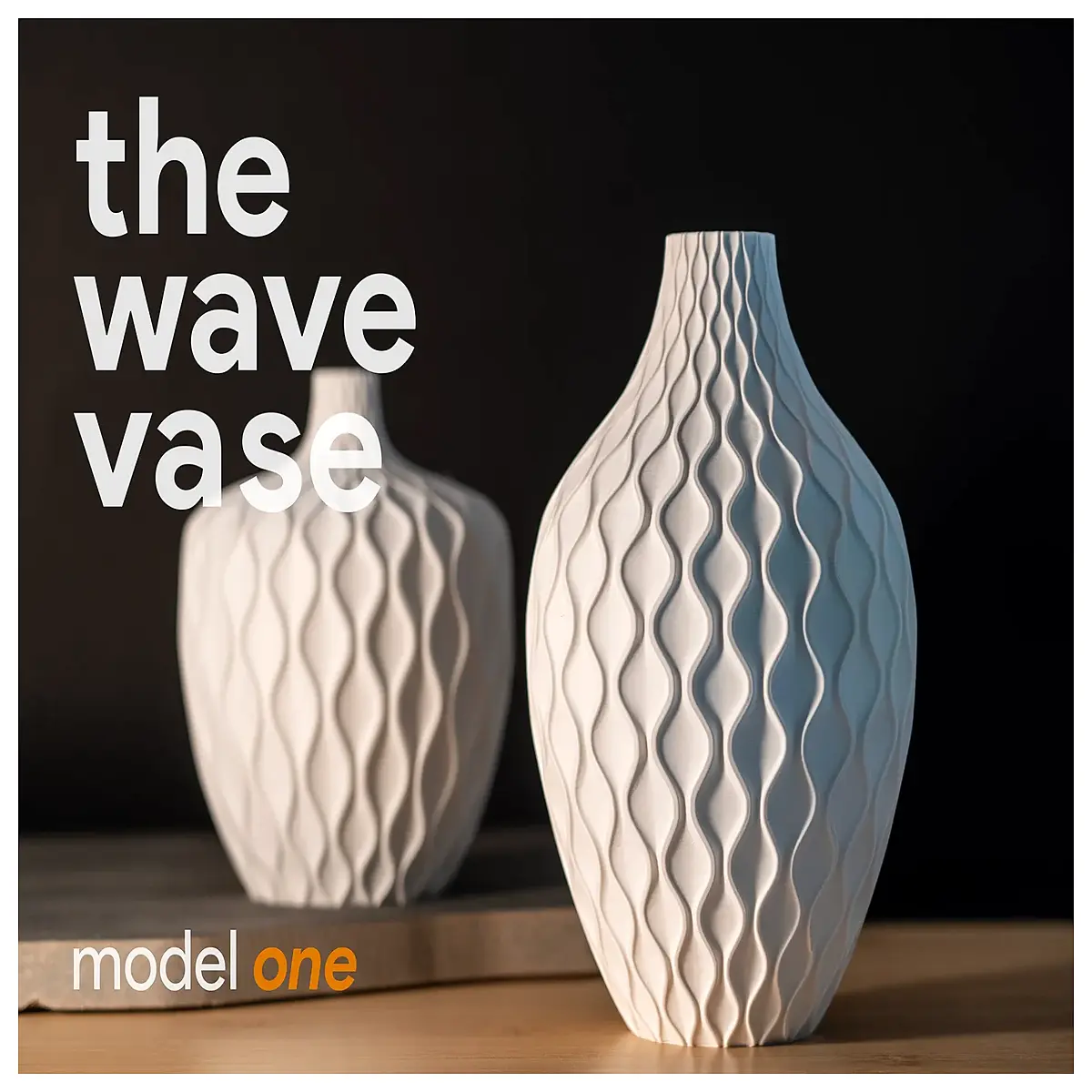 Wave Vase Model Modern Hydroponic Vase Design Artificial Flower Decoration Plant Floral Accessory Creative Home Decor