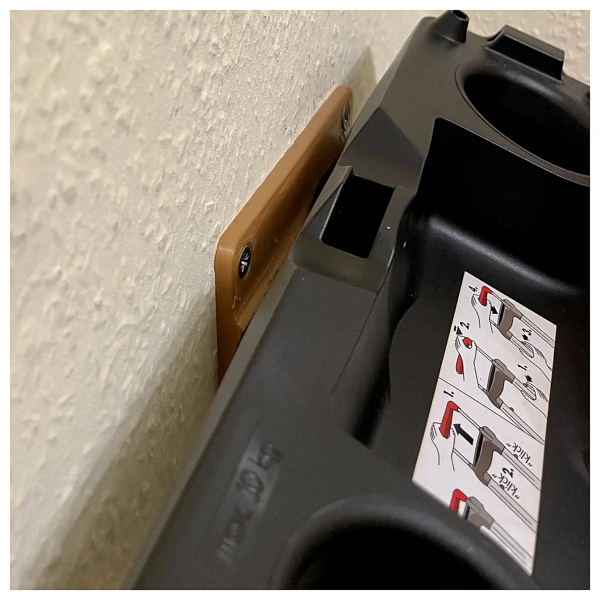 Wall Mounted Ladder Bracket Installation Support Ladder Wall Mount Accessory Ladder Support Parts Ladder Installation Bracket