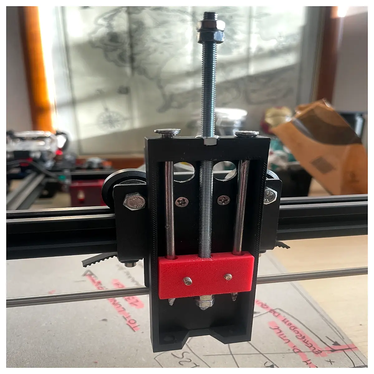 ortur olm pro 2 z axis linear rail upgrade for laser engraver precision height adjustment accessory