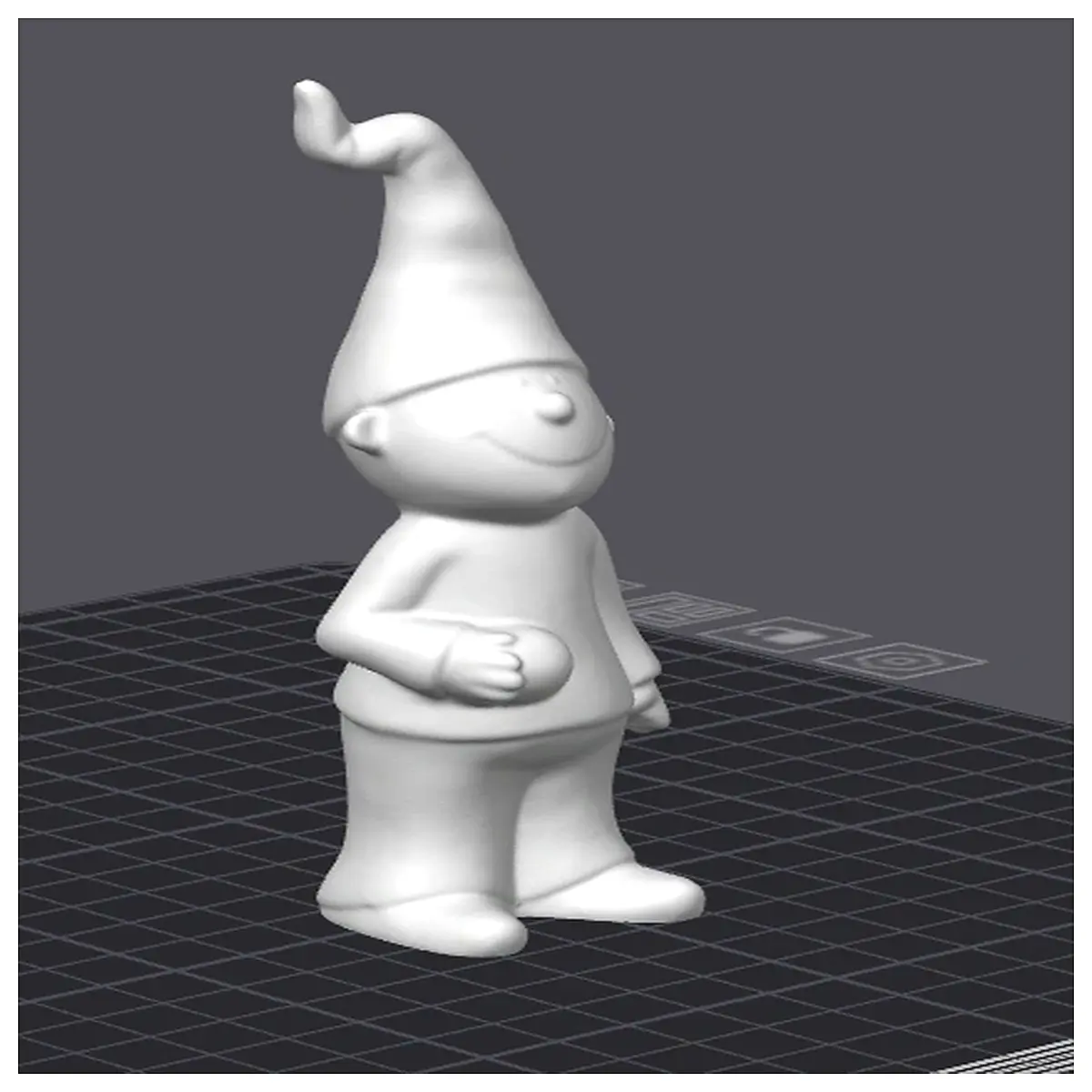 cute garden gnome holding egg boy figurine whimsical fairy tale character statue for home decor
