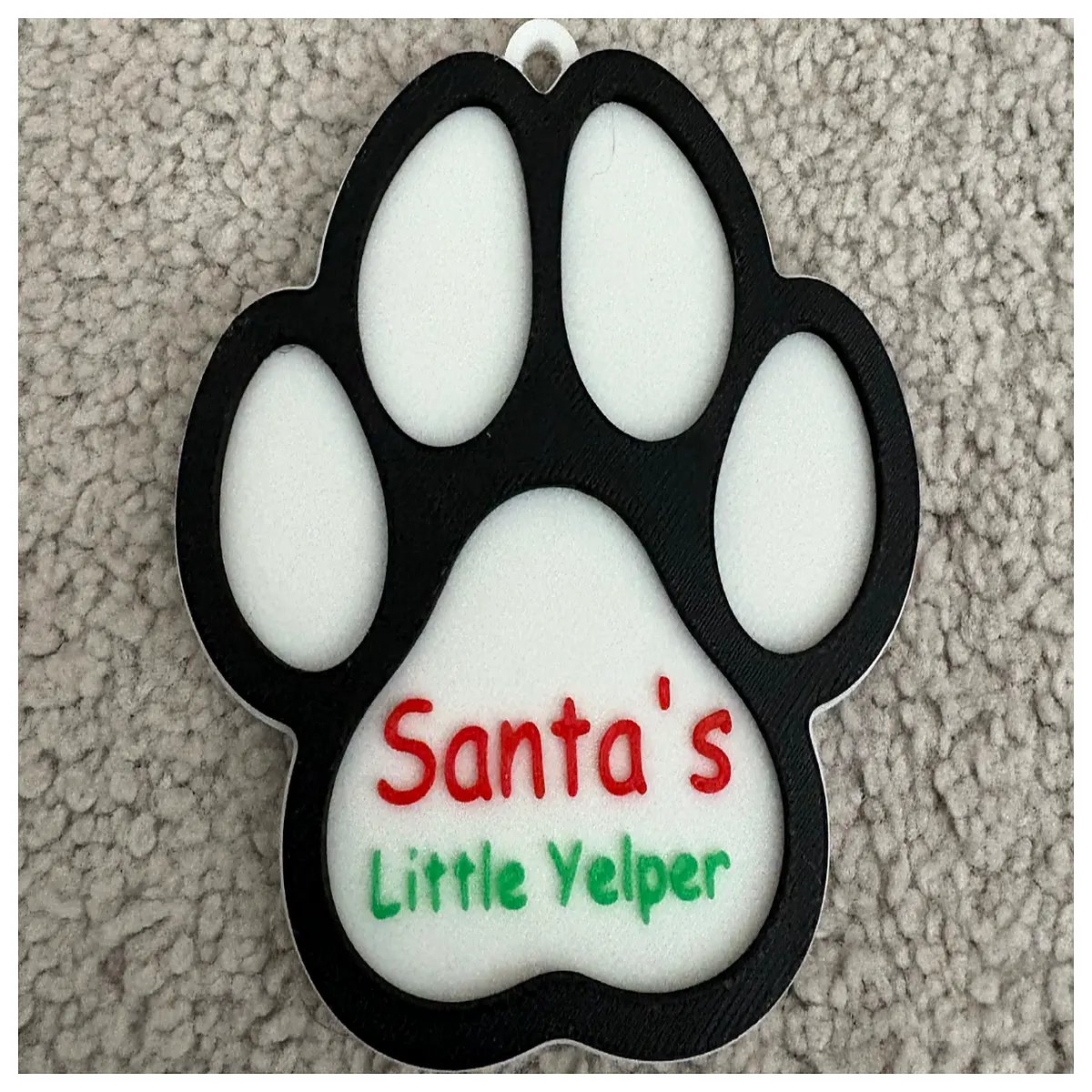 Santa s Little Helper Ornament Festive Decoration Christmas Gift Holiday Decor Christmas Atmosphere Party Supplies