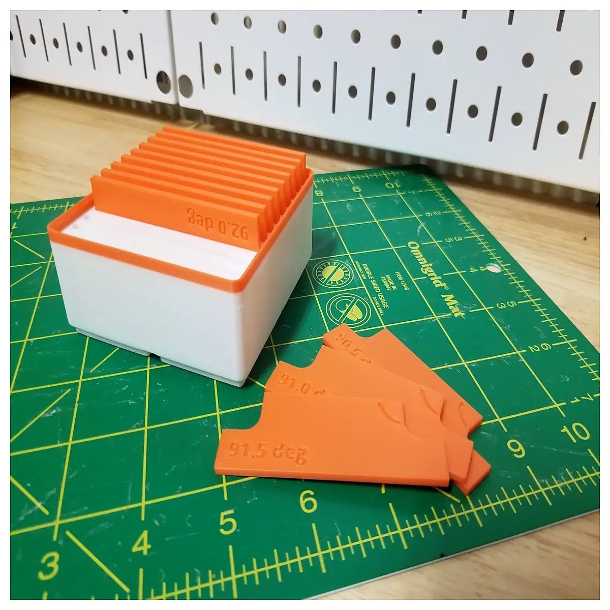 Incline Angle Measurement Block Gridfinity Brackets Measurement Tools 3D Printed Parts Angle Calibration Component Accessories