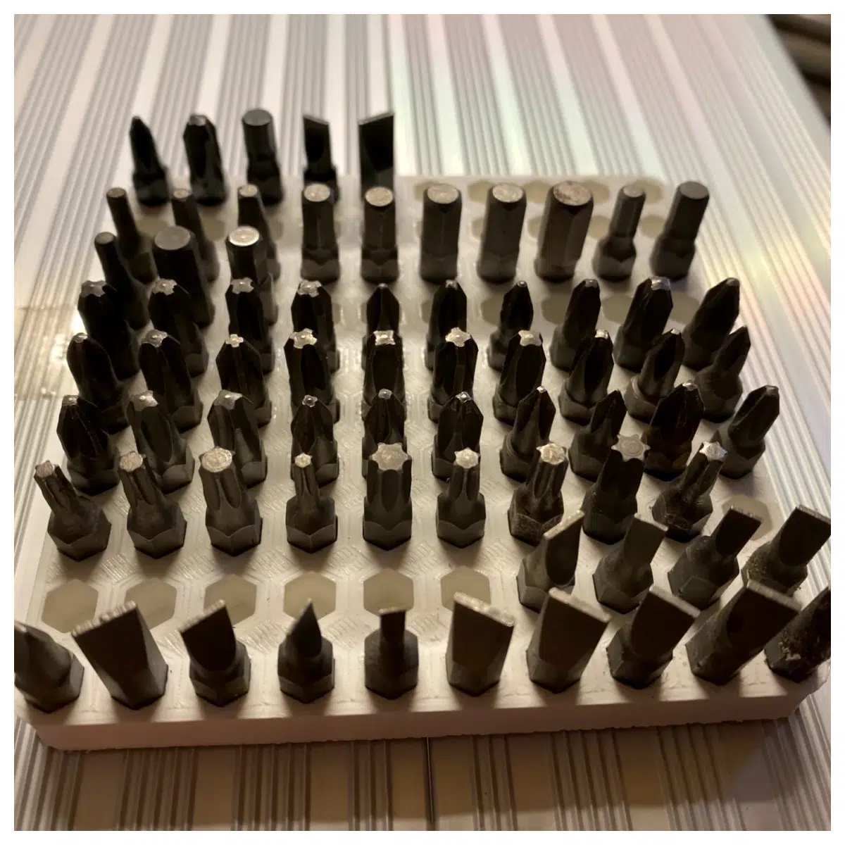Hex Screwdriver Bit Head Organizer Set Screw Driver Tool Holder Repair Parts Multi Function DIY Enthusiast Accessory