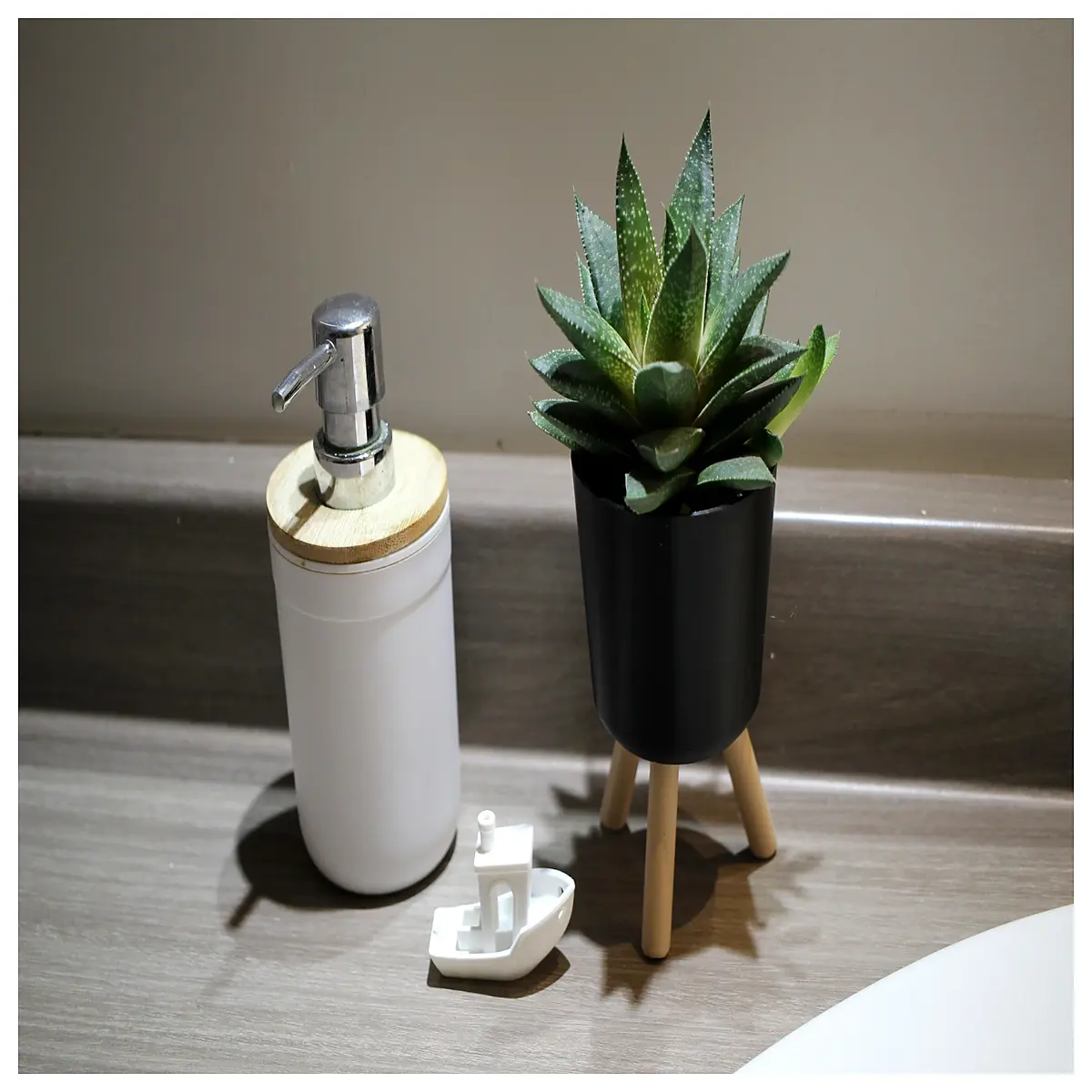 modern planter with legs indoor plant tall ceramic flower pot for living room decor