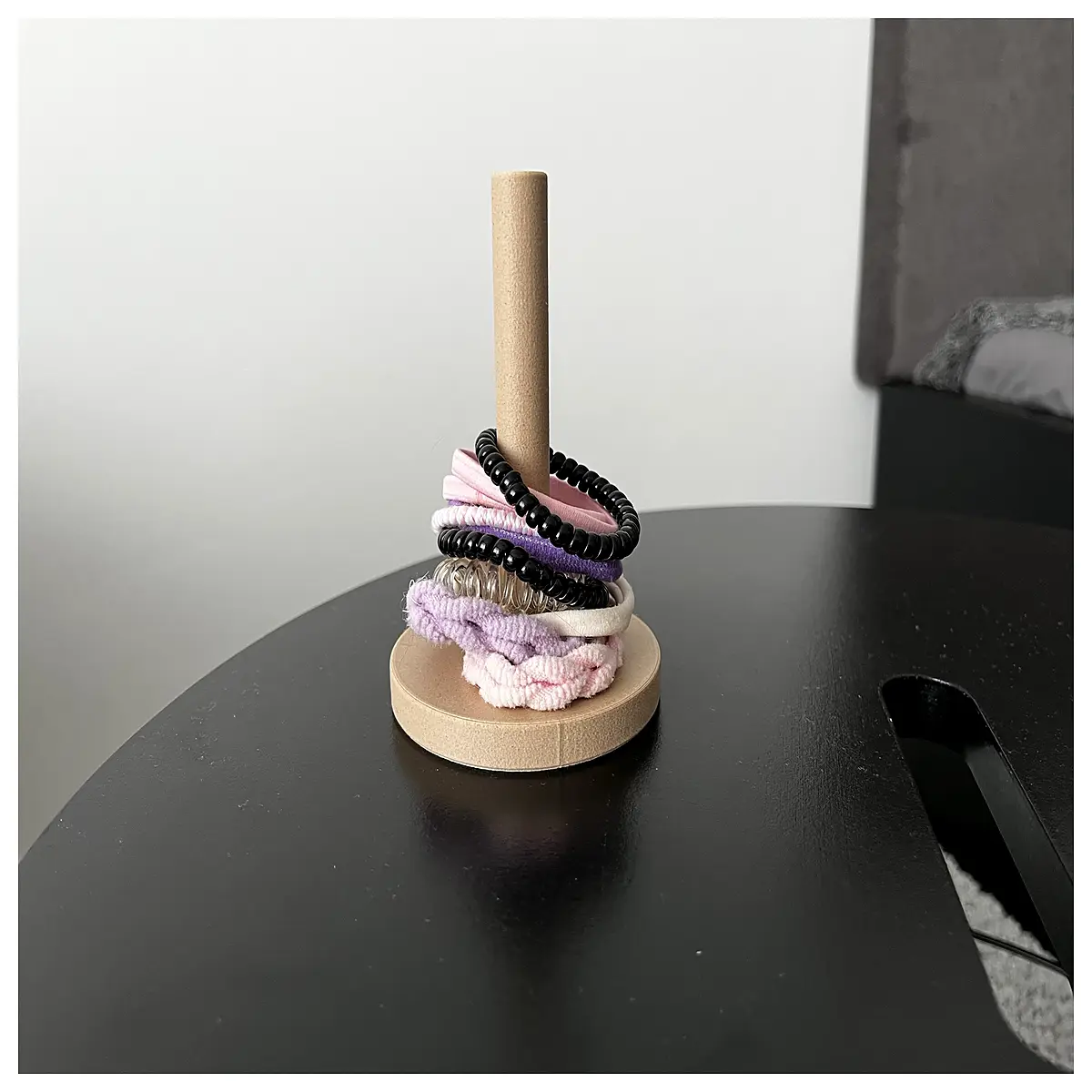 wall mounted hair towel holder rack organizer for bathroom vanity storage