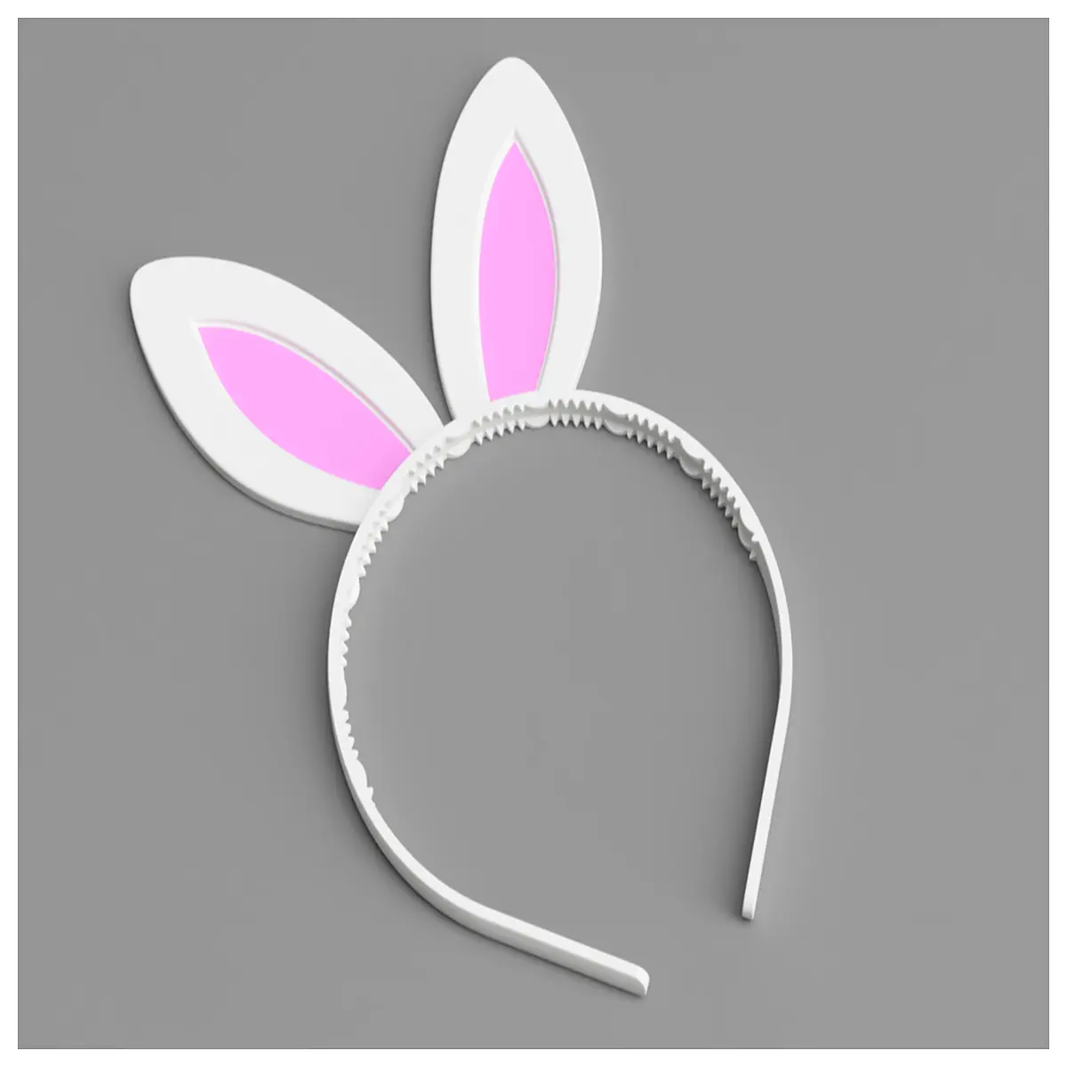 cute rabbit ear headband for women girls soft plush bunny hair band kawaii animal print headwear for party cosplay costume accessory