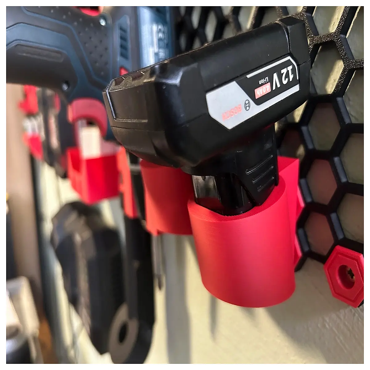 GSR Battery Holder Accessory Battery Clamp Battery Support Compatible with GSR Batteries Battery Clip Parts Quick Installation