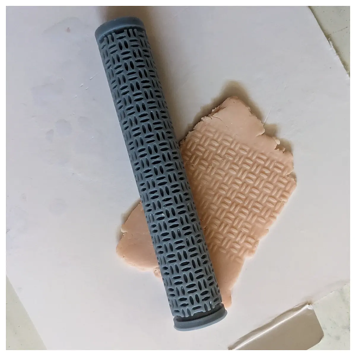 Rolling Pin Double Cross Line Pattern Rolling Pin Baking Accessory Dough Tools Cookie Molds