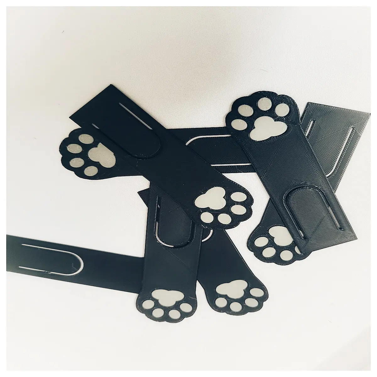 Cat Paw Bean Bookmark Student Bookmark Anime Bookmark Cartoon Bookmark Fun Bookmark Gift Student Book Decoration Creative Bookmark