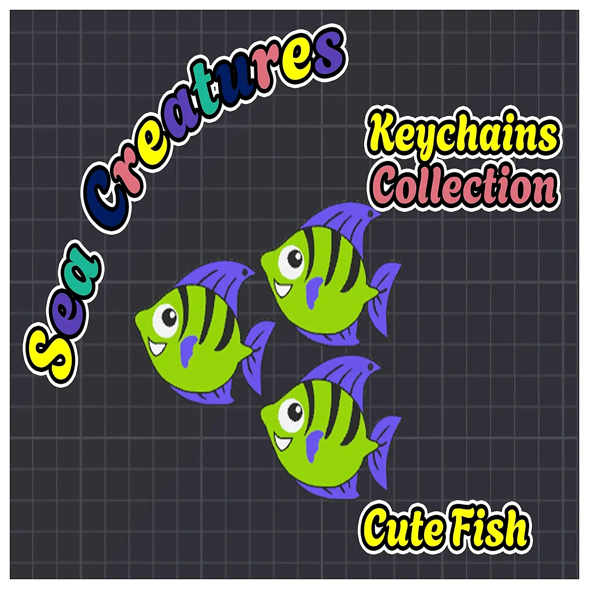 Cute Little Fish Keychain Aquarium Theme Decoration Pet Memorial Fish Shape Charm Small Fish Toy Aquarium Gift