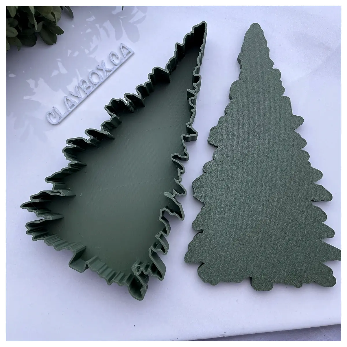 wooden pine tree shaped storage box for jewelry small gifts decorative container