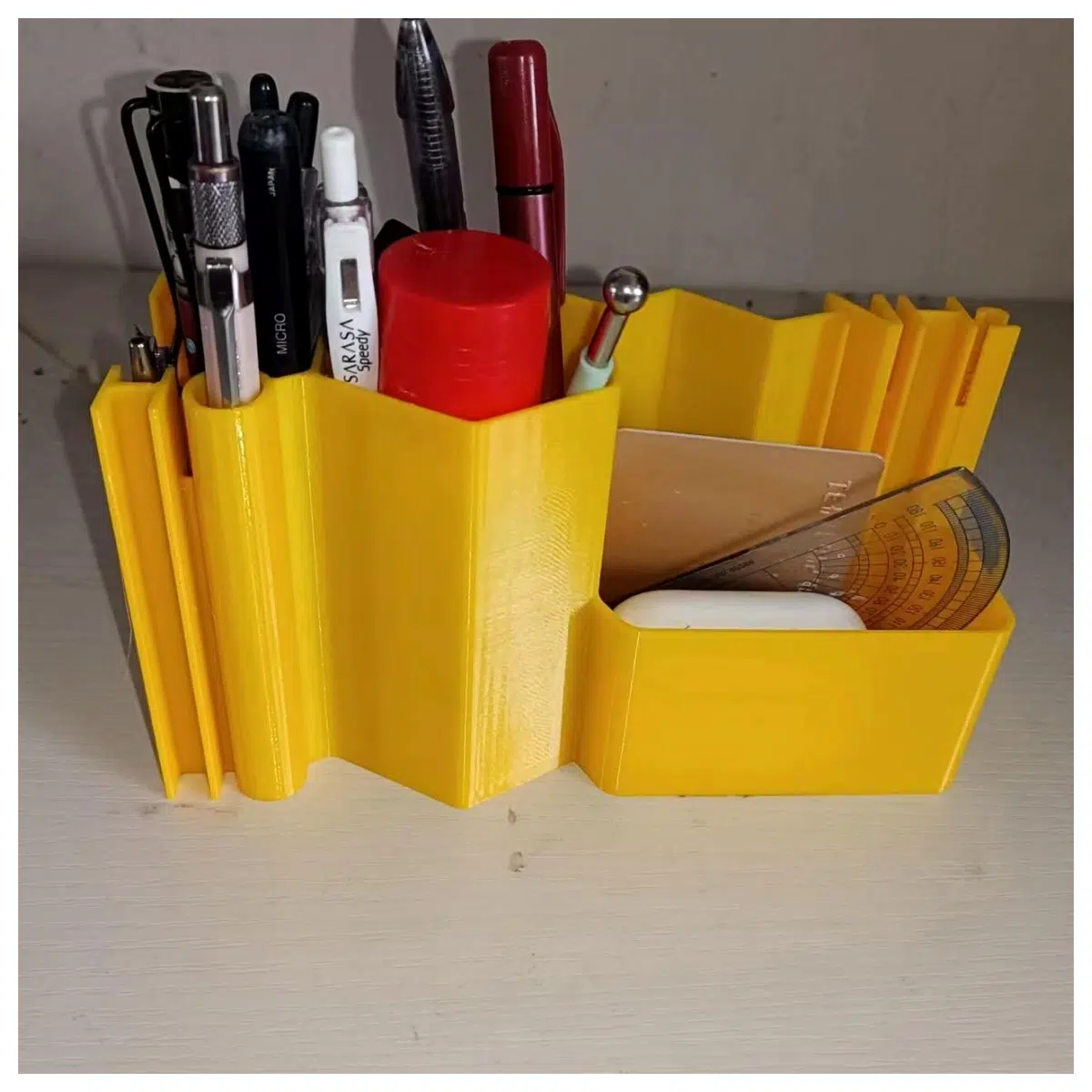 dopamine pen holder desk organizer cute stationery storage for students aesthetic office supplies