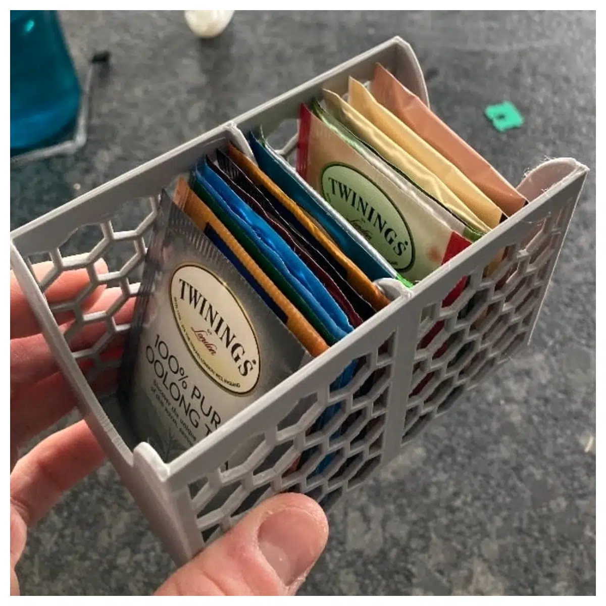 Tea Bag Organizer Box Compact Tea Bag Storage Container Kitchen Tea Bag Organizer Individual Tea Bag Holder Sealed Leakproof Tea Bag Storage