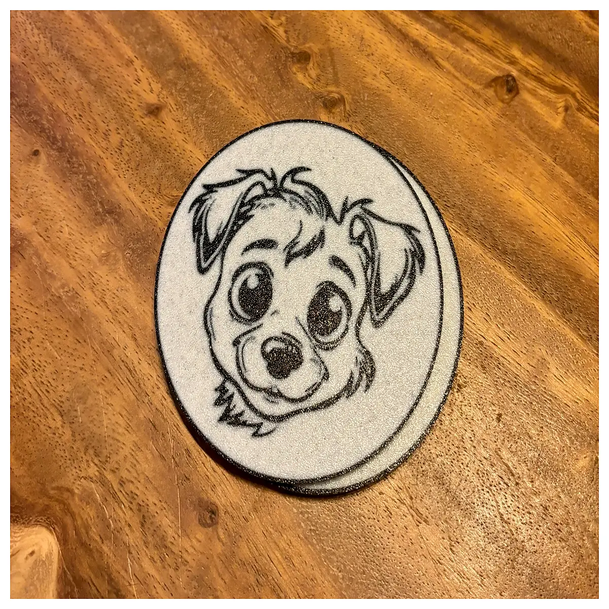 Cute Dog Coasters Pet Home Decor Kitchen Table Protector Absorbent Non Slip Pet Gift Dog Theme Coasters
