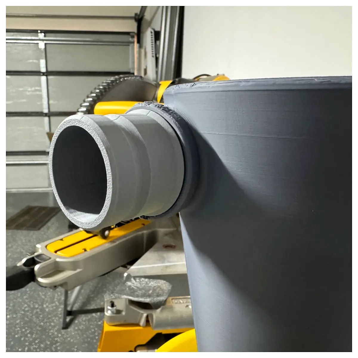 cyclone separator 50mm snap fit adapter coupling connector for collection vacuum system parts