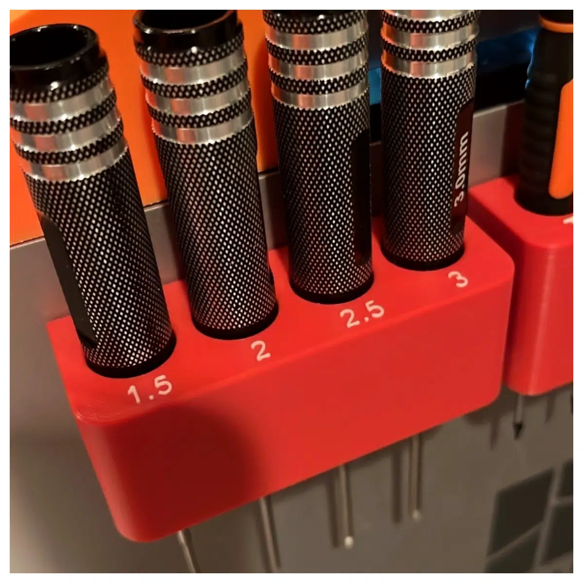 Hex Screwdriver Holder Organizer Tool Storage Rack Screw Organizer Repair Parts Tool Tightening Tools
