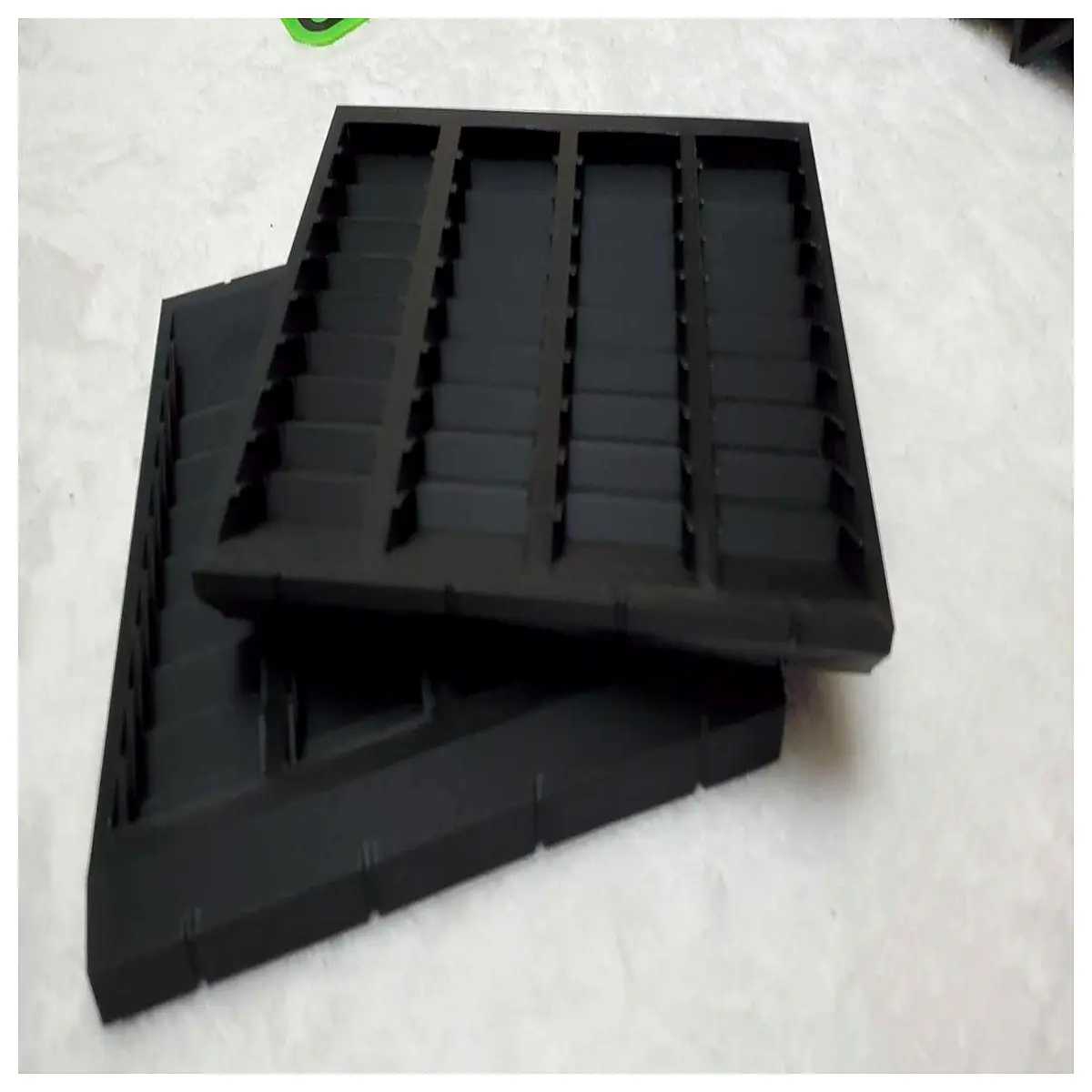 retail tray for ds games organized storage bin for game cases durable plastic organizer for video game collection stackable shelf insert for gaming ac