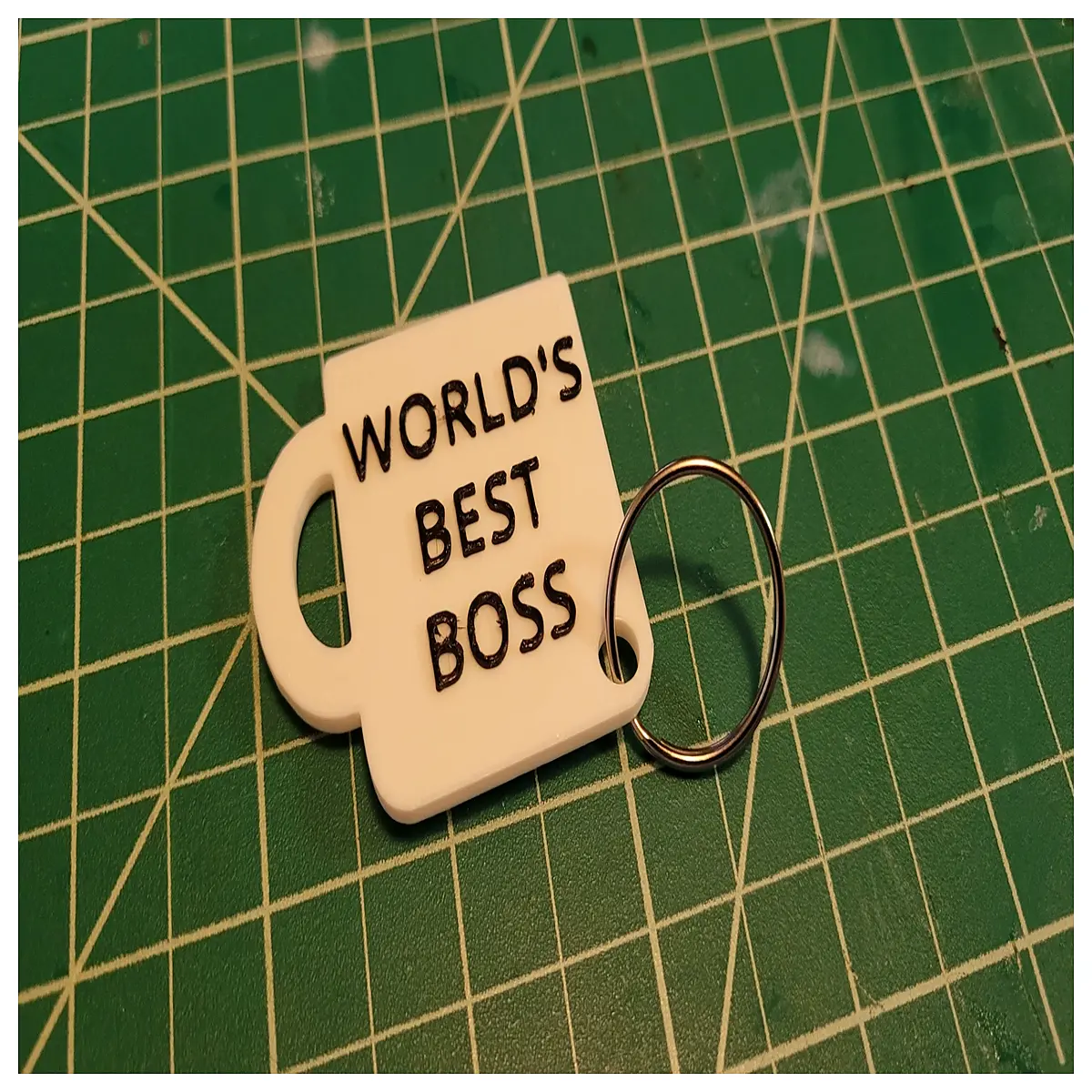 funny boss keychain men women best employee appreciation award durable metal leader charm office humor gag gift