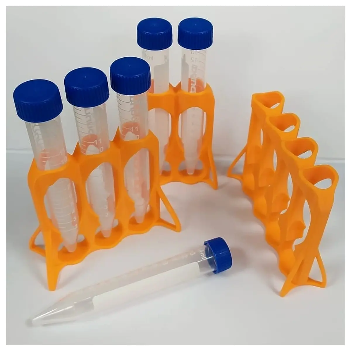 15ml conical tube rack holder for centrifuge tubes lab bench organization storage