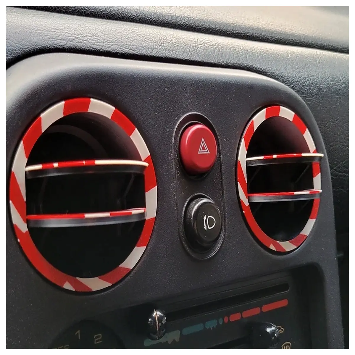 Eclipse Style Miata Vent Covers Printed Car Accessories Cooling Hood Automotive Modification