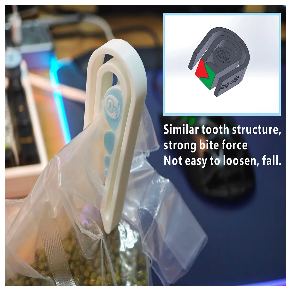 duty plastic clips for sealing chip bags food storage organizers reusable clothes pegs for laundry drying