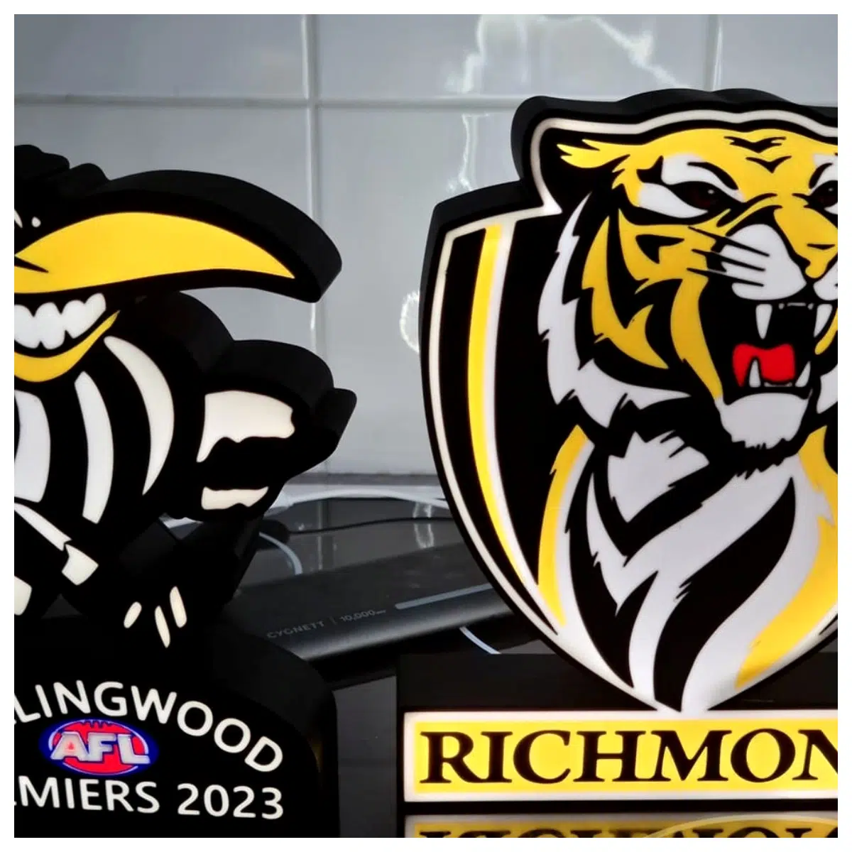 Richmond Tiger Head Car Hood Decal Car Accessories Car Graphics Car Decoration Automotive Styling