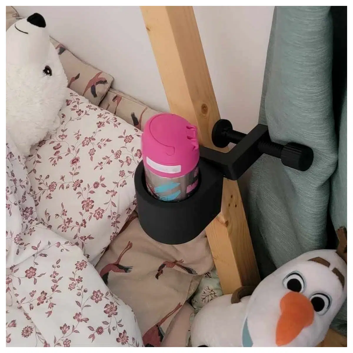 Kids Bedside Cup Holder Creative Decor Baby Room Shelf Toy Organizer Storage Solution DreamyCup