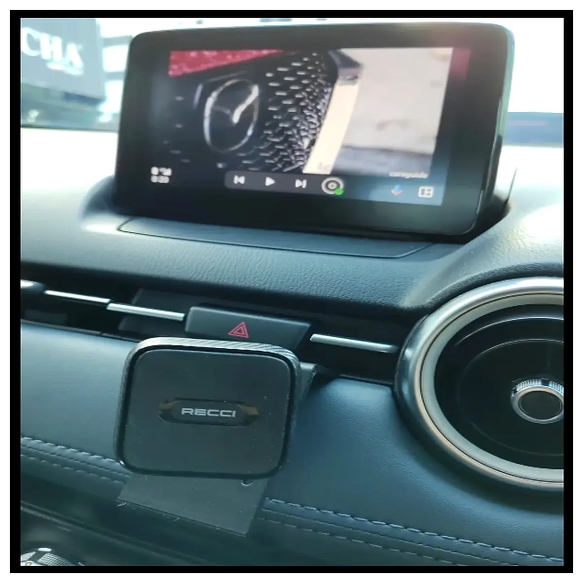 2CX 3 Car Phone Mount Automotive Holder Mobile Device Stabilizer Adjustable Angle Driving Accessory