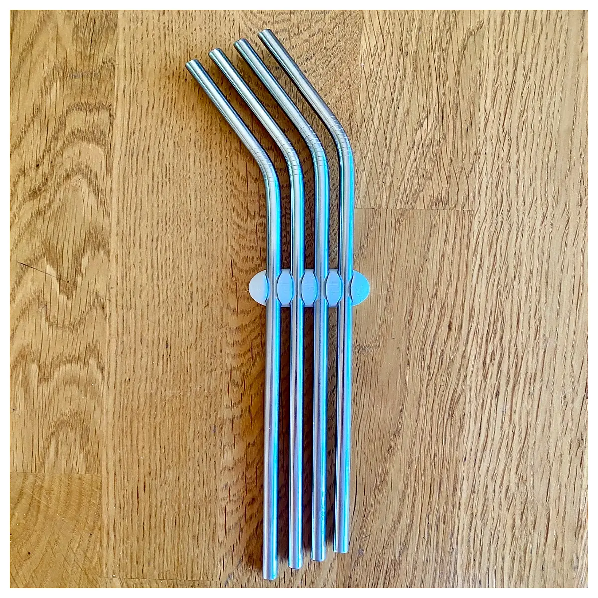 stainless steel straw holder with lid countertop organizer for reusable straws kitchen sink storage rack