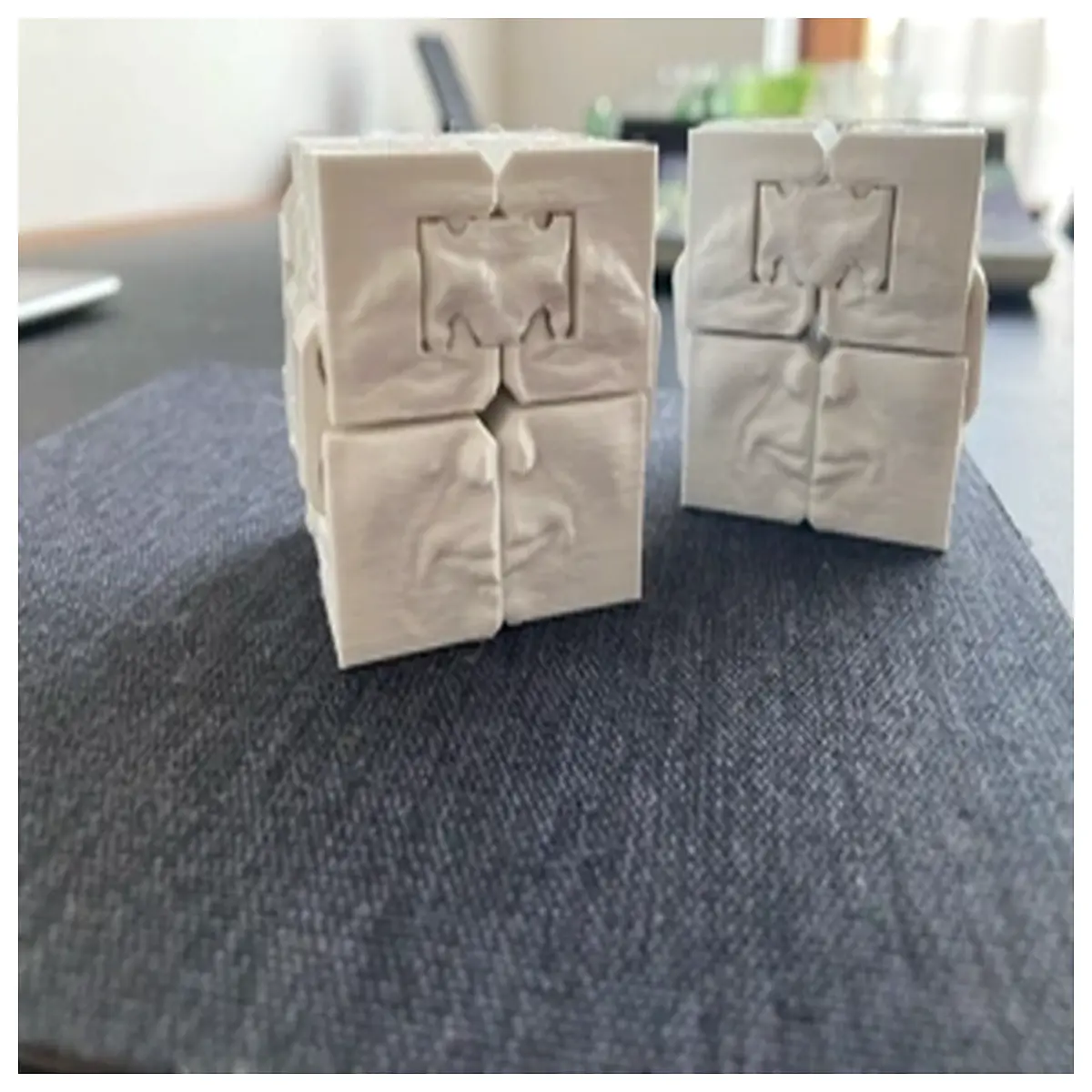 Cursed Cube Head Replacement Puzzle Toy Parts Magnetic Cube Components Magnetic Block Head Rotation Toy Accessories