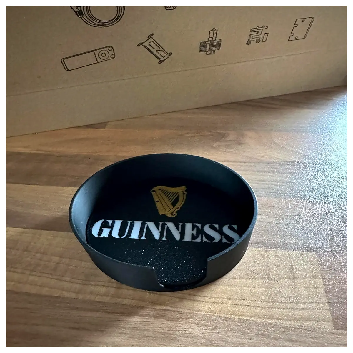 Guinness Beer Mat Stand Holder Plate Guinness Beer Accessory Table Decoration Beer Cup Rack Home Decor