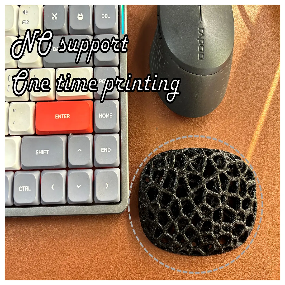 Wrist Rest Ergonomic Support Pad Comfort Anti Fatigue Gaming Accessory Long Lasting Use Replacement Mat