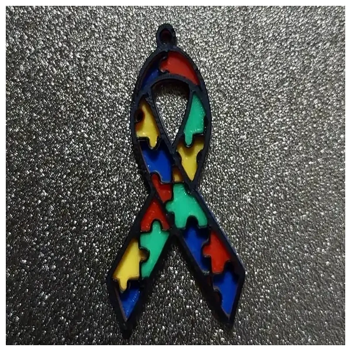 Autism Awareness Ribbon Keychain Promote Understanding Support Inclusion Charity Gift Autism Awareness Symbol Ribbon for Cause