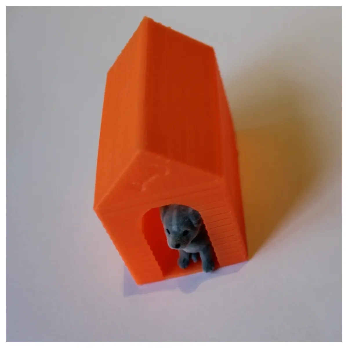 3D Printed Dog House Toy Pet Shelter Kids Indoor Play Dog House Safe Durable